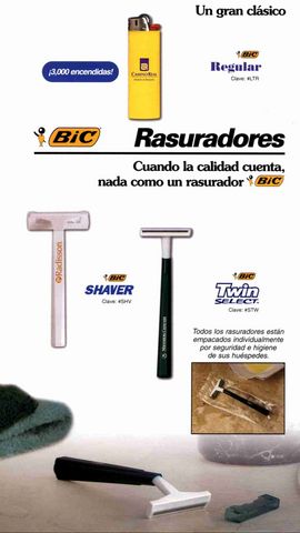 rastrillo desechable hab.